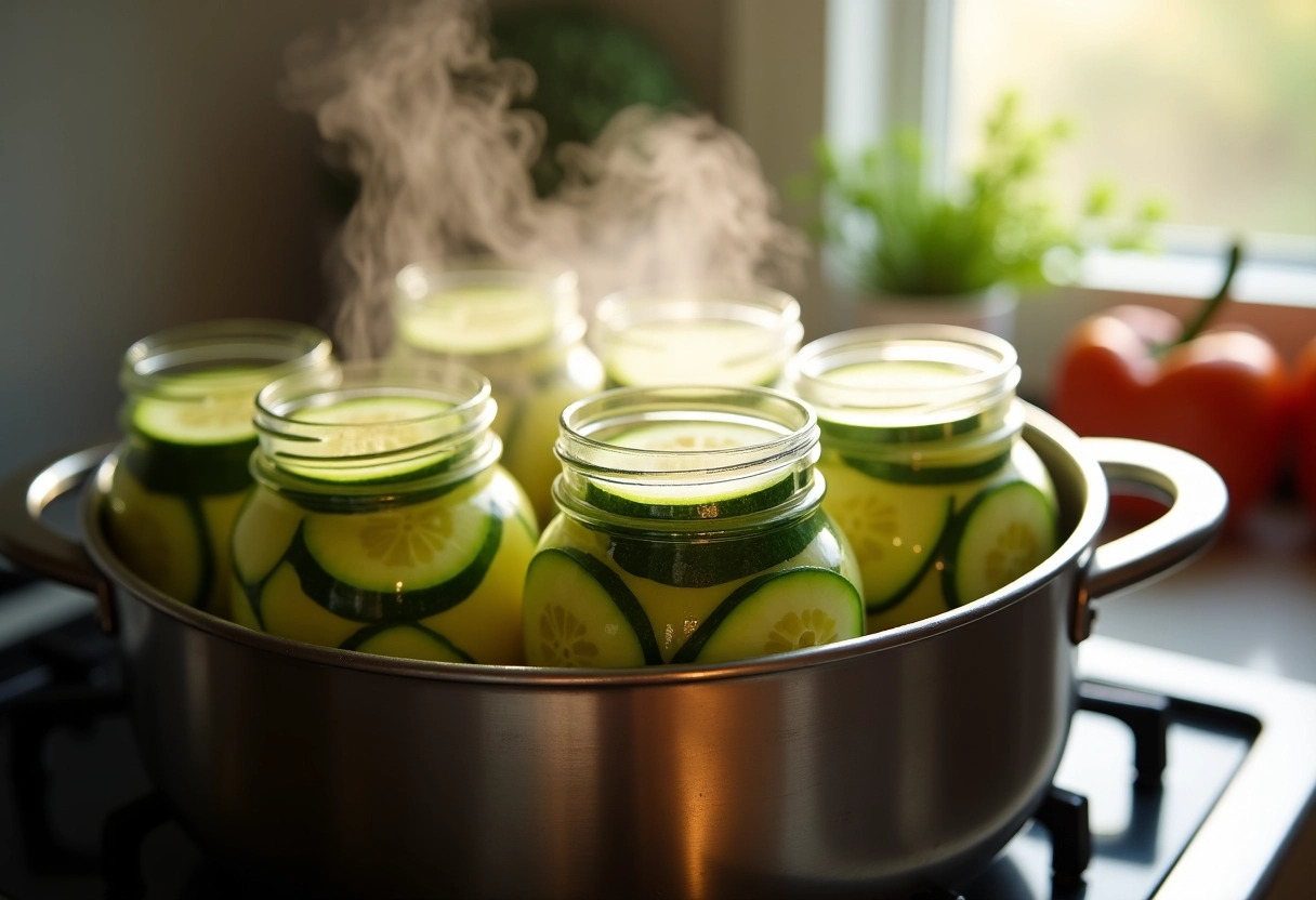 courgettes stérilisation