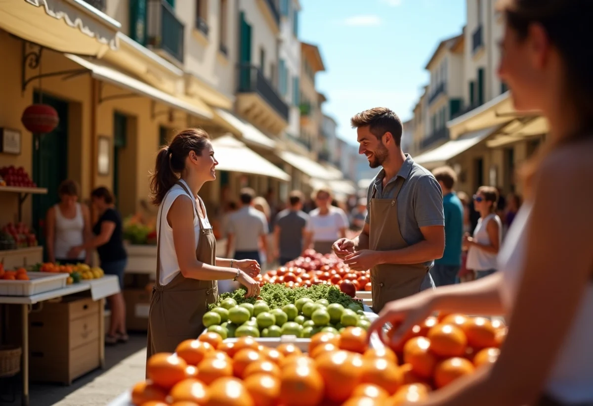 Marché d’Arcachon : artisans et produits du terroir