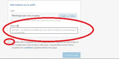 comment mettre logo entreprise sur linkedin